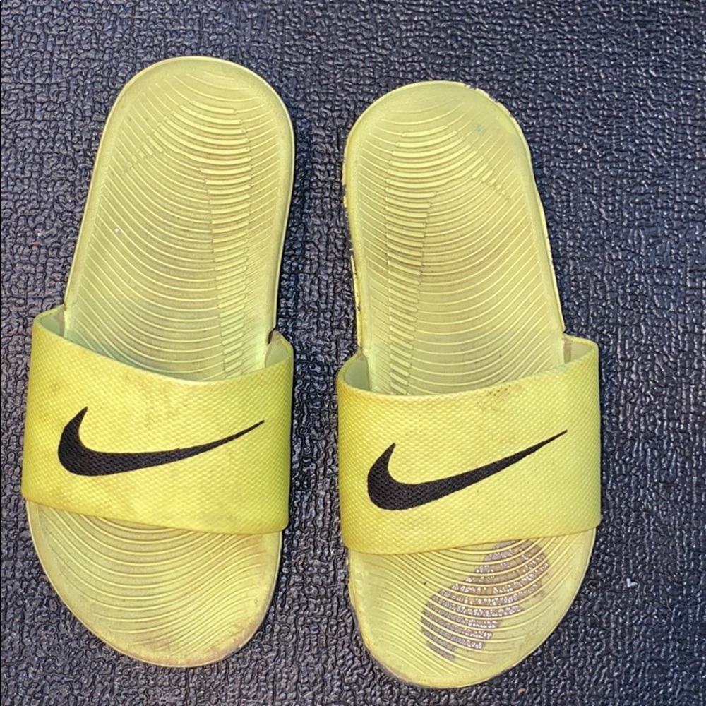 Nike size 13 youth slides